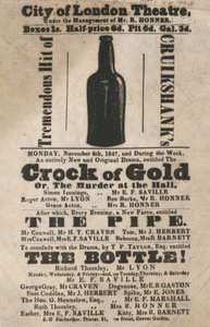伦敦金融城剧院，广告，1847年 作者 英语学校