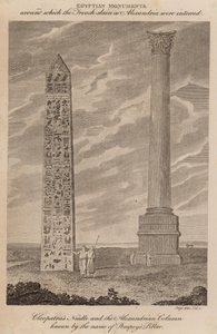 Cleopatras Needle和以Pompeys Pillar为名的Alexandrian Column 作者 英语学校