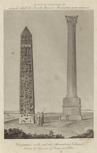 Cleopatras Needle和以Pompeys Pillar为名的Alexandrian Column 作者 英语学校