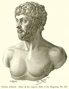 Clodius Albinus。 （国会大厦的胸围，皇帝的殿堂，第49号）