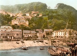 Clovelly Harbour（手工彩色照片） 作者 英语学校