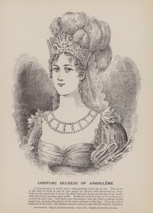 昂古莱姆公爵夫人的发型（雕刻） 作者 英语学校