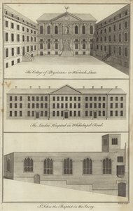 沃里克巷的医师学院，白教堂路的伦敦医院和伦敦萨沃伊的施洗者圣约翰教堂 作者 英语学校