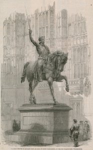 理查德Lionheart巨大的雕像 作者 英语学校