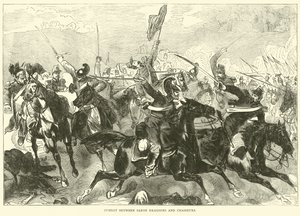 1870年9月，Saxon Dragoons和Chasseurs之间的战斗 作者 英语学校