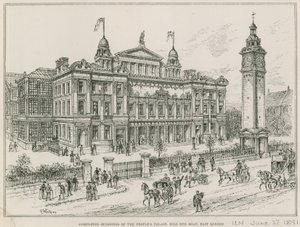 完成了人民宫，Mile End Road，东伦敦的建筑物 作者 英语学校