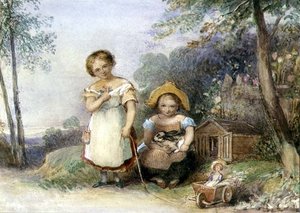 科尼什小姐（纸上水彩画） 作者 英语学校