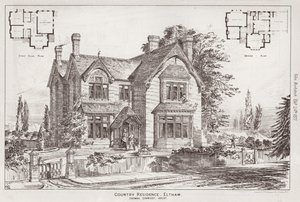 乡村住宅，埃尔瑟姆（雕刻） 作者 英语学校