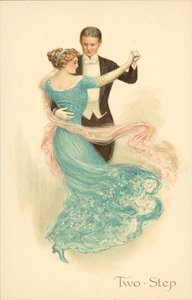情侣跳两步舞（chromolitho） 作者 英语学校