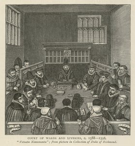 Court of Wards and Liveries，大约1588-1589 作者 英语学校