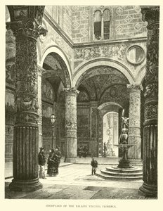 Palazzo Vecchio，佛罗伦萨的庭院 作者 英语学校