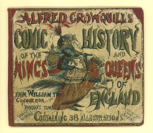 Alfred Crowquills的封面英国国王和皇后区的漫画历史（aquatint） 作者 英语学校