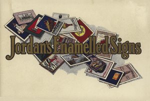 Jordans珐琅标志的封面 作者 英语学校