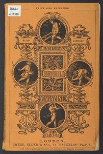 康希尔杂志》封面，1874 年 1 月 作者 英语学校