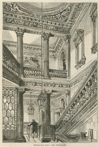 Cowfields，30 Old Burlington Street：入口大厅和楼梯 作者 英语学校