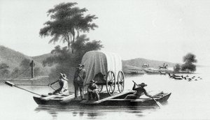 1852年出版的霍华德史丹斯伯里探索和调查犹他州大盐湖流域的鹿溪普拉特河口 作者 英语学校