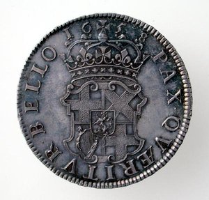 奥利弗克伦威尔之冠（1599-1658），伦敦造币厂，1658年（反向）（白银）（正面见168061） 作者 英语学校
