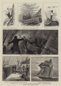 皇家海军炮兵志愿者巡航（雕刻） 作者 英语学校