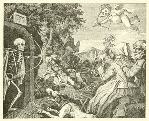 邱比特与死亡（雕刻） 作者 英语学校