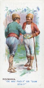 1907年罗马尼亚的习惯性问候 作者 英语学校