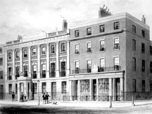 达莱曼公司在1854年的Soho广场上 作者 英语学校