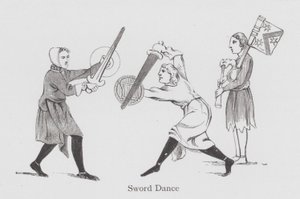 舞蹈：剑舞（石版画） 作者 英语学校