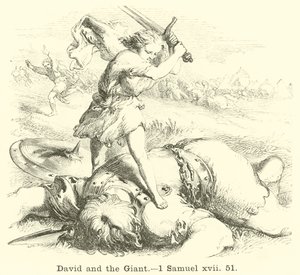 大卫和巨人，撒母耳，xvii，51 作者 英语学校