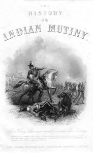 1858年出版的亨利蒙哥马利劳伦斯爵士死于印度叛变史 作者 英语学校
