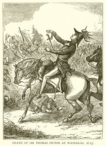 托马斯皮克顿爵士于1815年在滑铁卢逝世