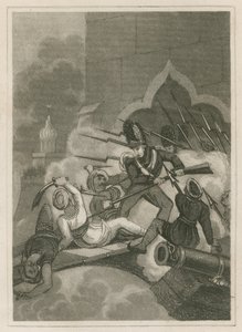 蒂波奥·萨希布（Tippoo Sahib）于1799年在印度塞里加巴坦被围困时去世 作者 英语学校