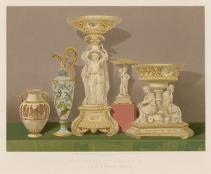 J J爵士和Nephews，Burslem的装饰瓷器 作者 英语学校