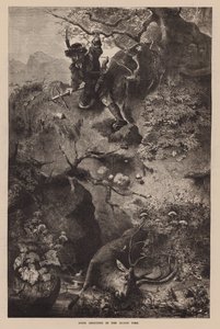 古代射鹿（雕刻） 作者 英语学校