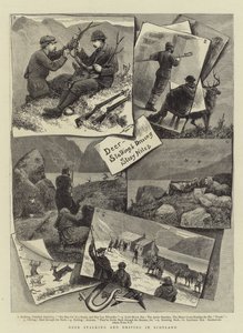 在苏格兰跟踪和驾驶鹿（雕刻） 作者 英语学校