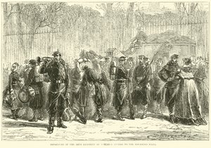 1870年10月，国民警卫队第10团离开高级职位 作者 英语学校