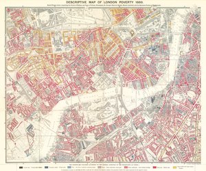 1889年伦敦贫困的描述性地图