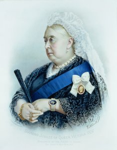 维多利亚女王钻石禧年（1819-1901）1897 年（彩色印刷） 作者 英语学校