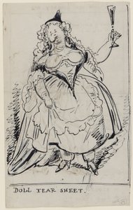 Doll Tear Sheet, c.1825 (pen & ink on paper) 作者 英语学校