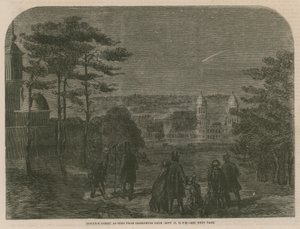 Donatis Comet，于1858年9月17日晚上7点30分从格林威治公园看到 作者 英语学校