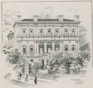Dorchester House，Park Lane，伦敦，Shahzada Nasrullah Khan的住所 作者 英语学校