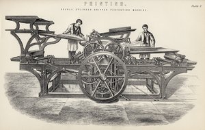 双筒夹持器完美机，来自The National Encyclopaedia，由William Mackenzie出版，伦敦，19世纪末 作者 英语学校