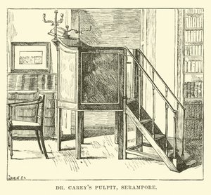 Carera Pulpit博士，Serampore 作者 英语学校