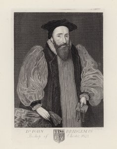 Dr John Bridgeman, Bishop of Chester (engraving) 作者 英语学校