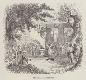 Druidical sacrifices (engraving) 作者 英语学校
