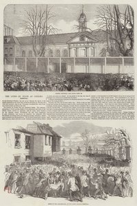 威灵顿公爵躺在切尔西医院的州内（雕刻） 作者 英语学校
