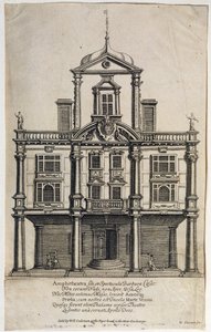 杜塞克斯剧院，多塞特花园，由W. Sherwin（c.1645-1711）1673年刻 作者 英语学校