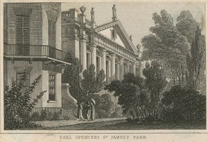 Earl Spencers回家，St Jamess Park，伦敦 作者 英语学校