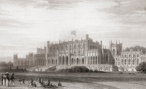 19 世纪初，英格兰柴郡伊顿庄园。选自 Churton