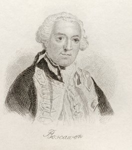 Edward Boscawen，来自&39;Crabb&39;s Historical Dictionary&39;，于1825年出版 作者 英语学校