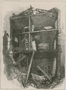 克拉肯威尔爆炸的影响：公司巷内的房屋内部 作者 英语学校