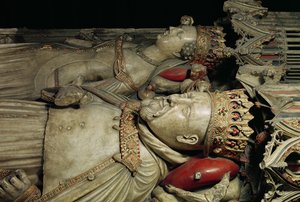 亨利四世（1367-1413）在坎特伯雷大教堂（大理石）墓上的肖像画